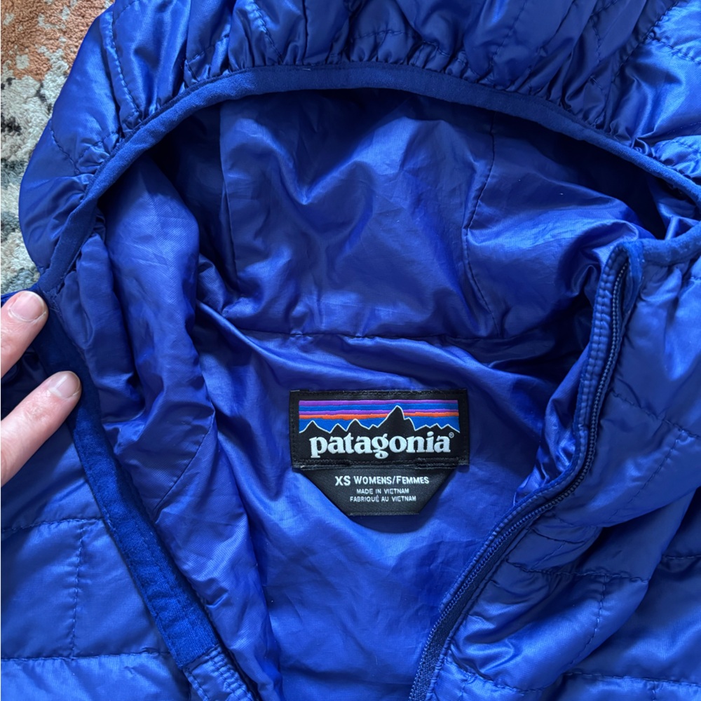 Women’s Nano Puff Bivy Pullover XS Cobalt Blue - Picture 4 of 4